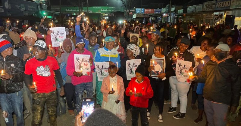Candle-Lit Vigil Held in Elburgon Ahead of Memorial for Slain ‘Molo President’