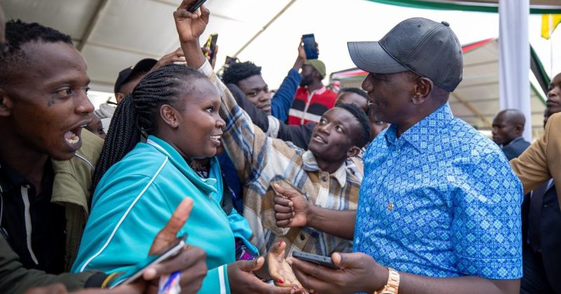 Ruto assures youth of mentorship under NYOTA Project Programme