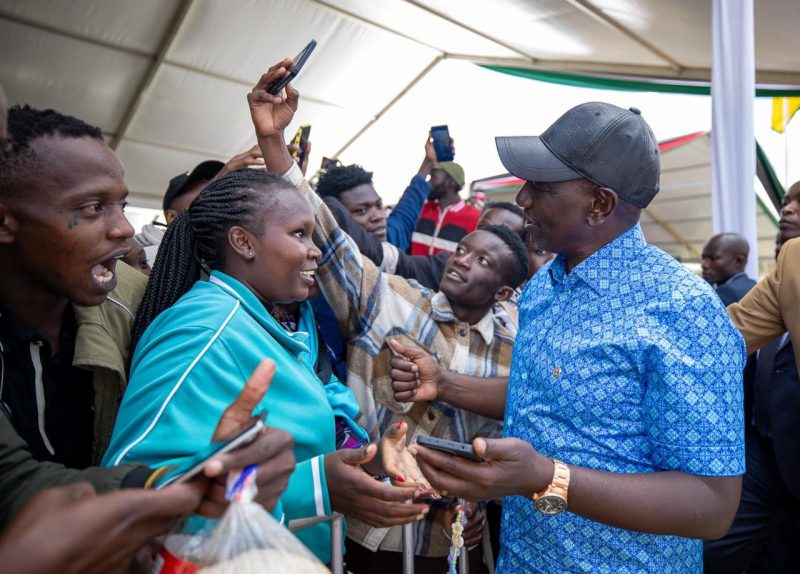 Ruto assures youth of mentorship under NYOTA Project Programme
