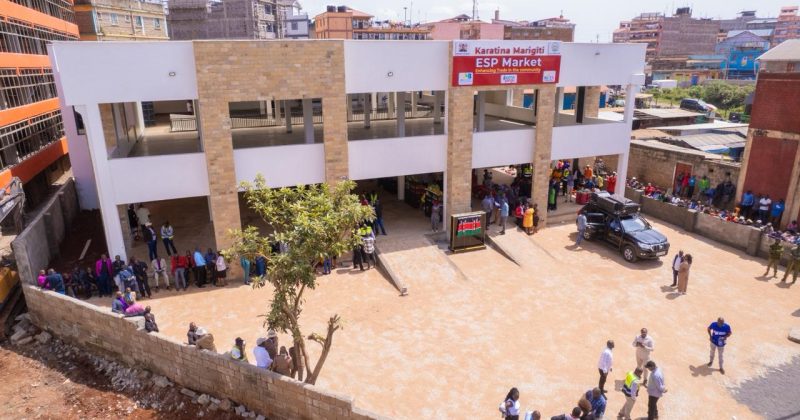 Mathira residents laud Ruto as he hands over Karatina Marigiti ESP market