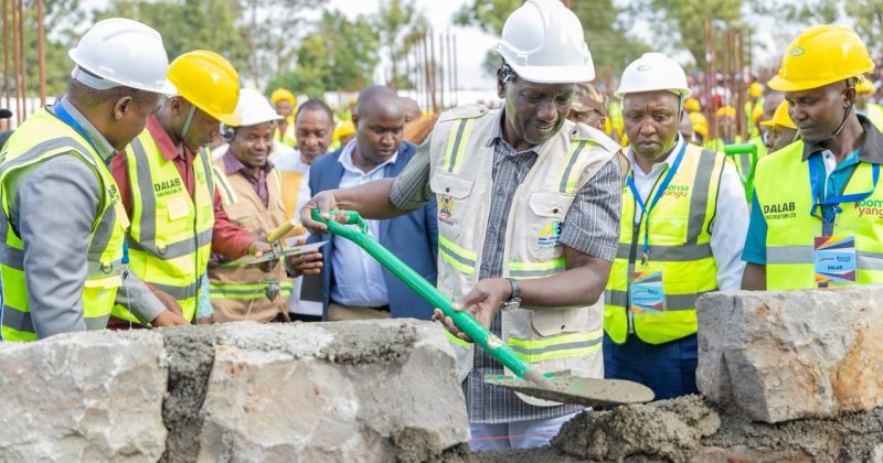 Ruto launches contruction of 680-unit Karatina Affordable Housing project in Nyeri