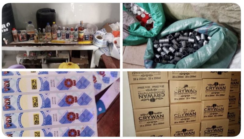 Murang’a Police Bust Major Illicit Alcohol Den in Abandoned Residential House