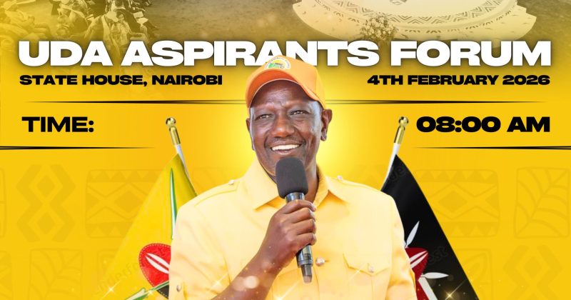 Ruto to host over 12,000 UDA aspirants at State House Nairobi