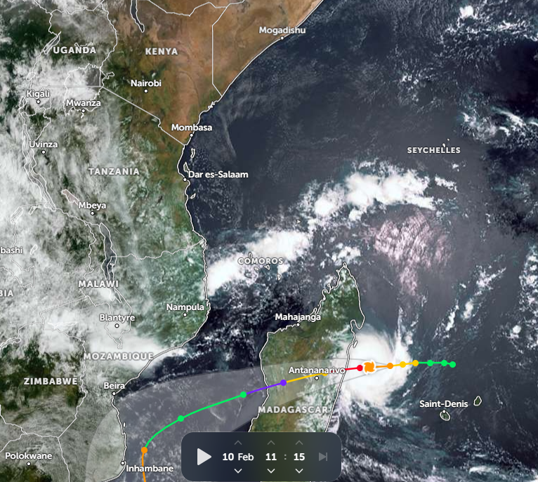 Zambia issues warning for Cyclone Gezani