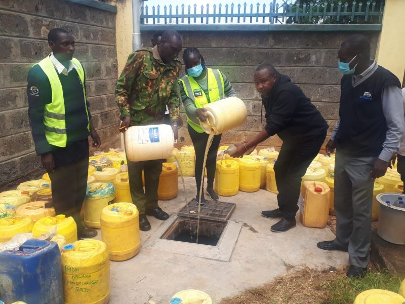 NACADA destroys 5,000 litres of illicit brew in West Pokot