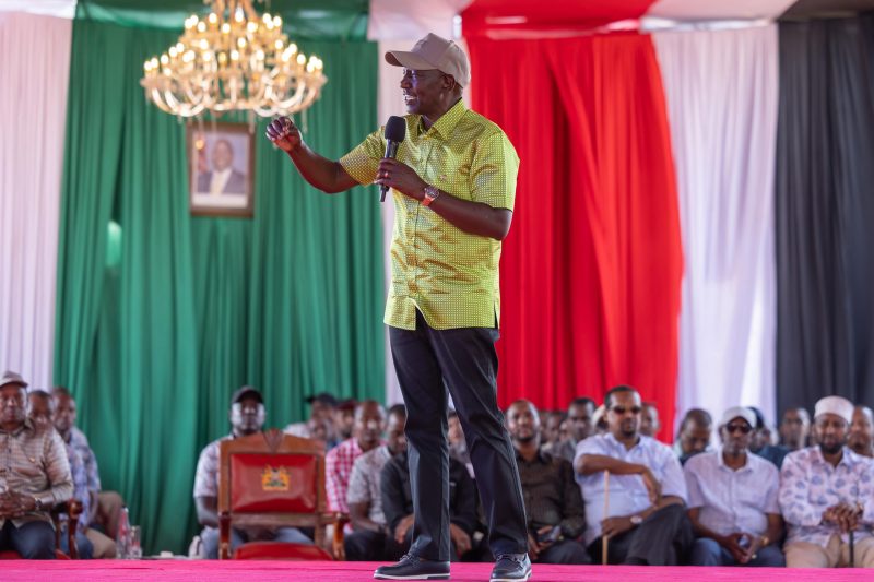 Ruto attacks Gachagua as ‘petty thief’ over relief food