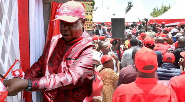 Matiang’i Roots for Social Justice, Devolution and Shared Prosperity as He Opens Jubilee Offices in Nakuru