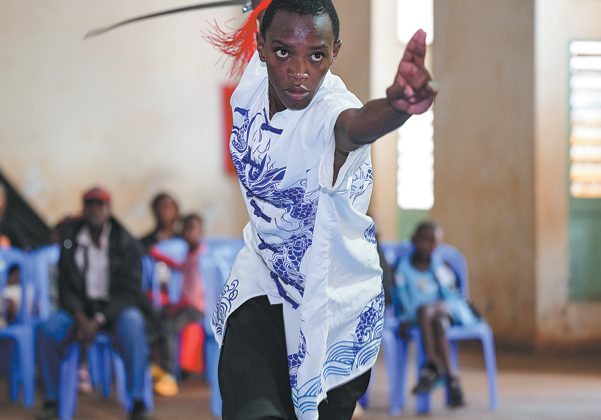 Chinese martial arts take root among Kenyan youths