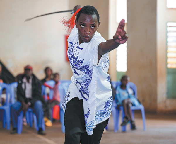Chinese martial arts take root among Kenyan youths