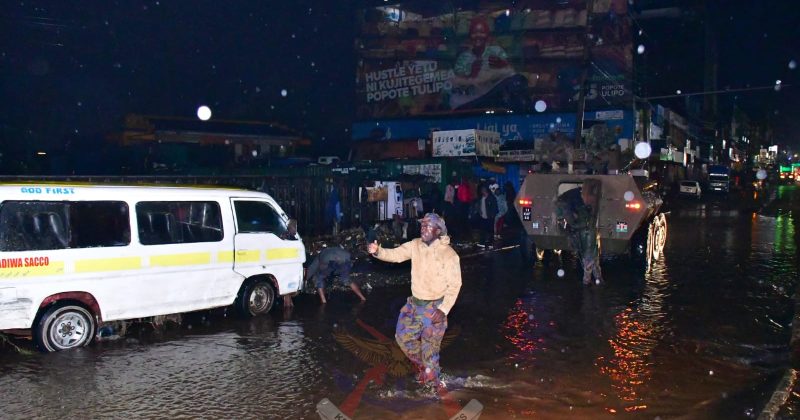 Nairobi bears brunt of weekend downpours as floods sweep across the city