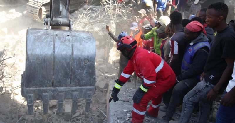 Two hospitalised, six missing after Shauri Moyo building Collapse