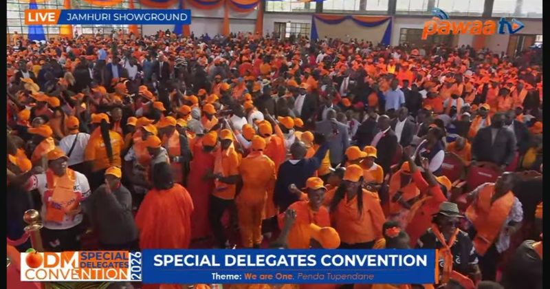 Pomp and dance as ODM Linda Ground delegates convene at parallel convention