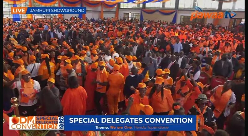 Pomp and dance as ODM Linda Ground delegates convene at parallel convention