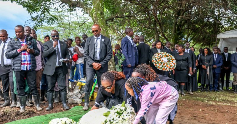 Emurua Dikirr MP Johana Ngeno laid to rest in Mogondo
