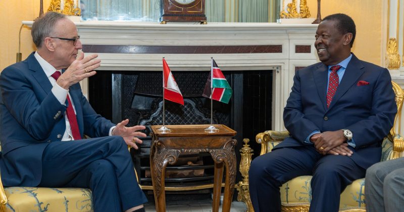 Mudavadi calls for fast-tracking Kenya–Canada agreements on trade, security, and labour mobility