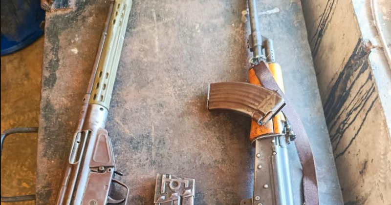 Turkana residents surrender illegal firearms under Operation Maliza Uhalifu