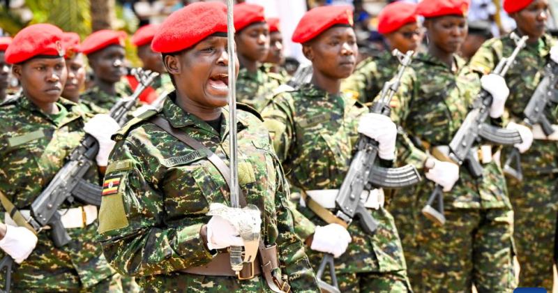 Uganda marks International Women’s Day with all-women military parade