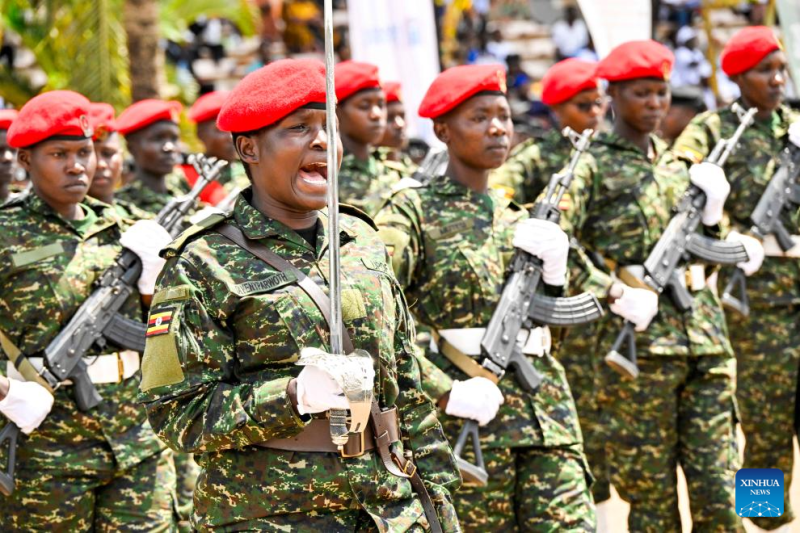 Uganda marks International Women’s Day with all-women military parade