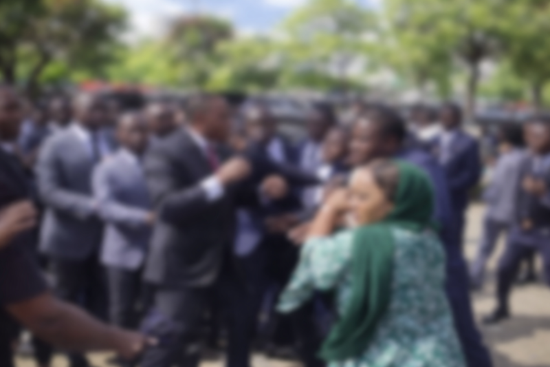 Sifuna, allied Senators confront Samburu Governor in near-fistfight at Parliament