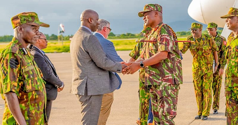 Masengeli visits Kenyan police officers in Haiti as drawdown enters final phase