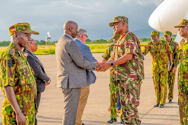 Masengeli visits Kenyan police officers in Haiti as drawdown enters final phase