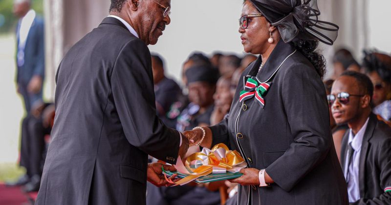 Wetang’ula leads MPs in honouring late Ol Kalou MP Kiaraho at memorial service
