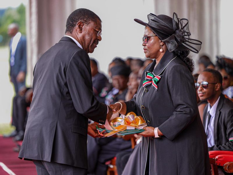 Wetang’ula leads MPs in honouring late Ol Kalou MP Kiaraho at memorial service