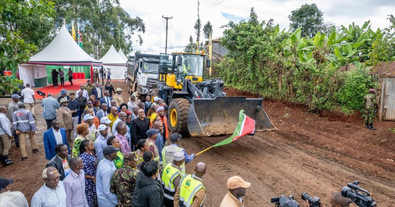 President Ruto Commits Sh2bn to Complete Mau Mau Roads in Mt Kenya