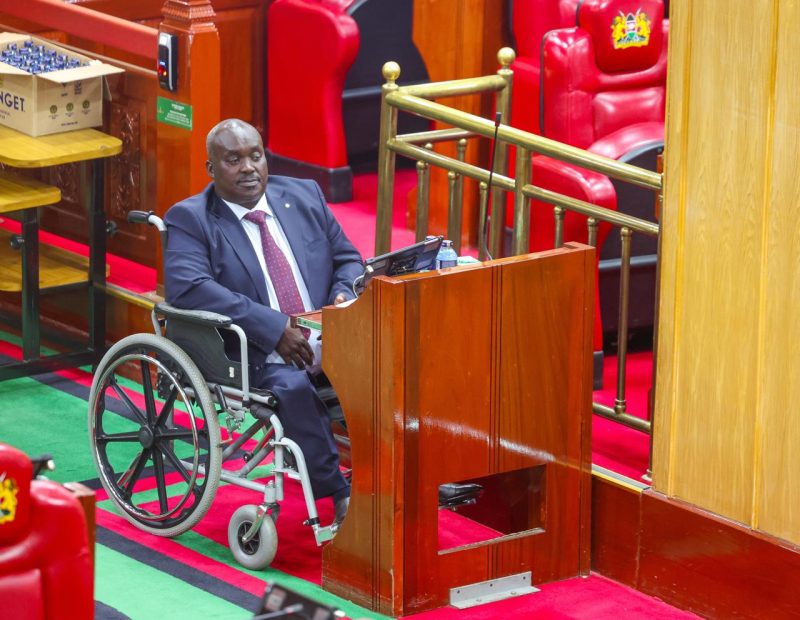 Nominated MP Harold Kipchumba pushes PWD Act implementation