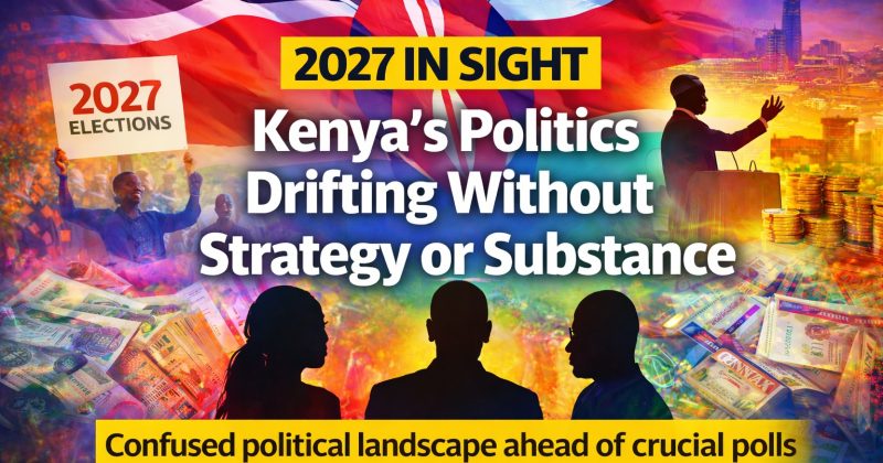OPINION: Kenya’s 2027 Politics Drifting Without Strategy or Substance