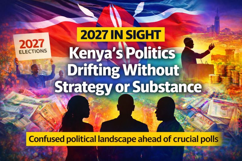 OPINION: Kenya’s 2027 Politics Drifting Without Strategy or Substance
