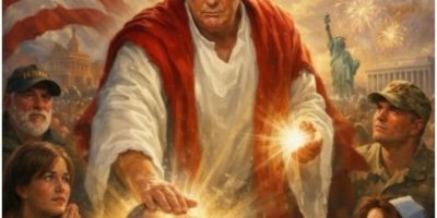 Trump deletes post depicting him as Jesus-like figure after backlash