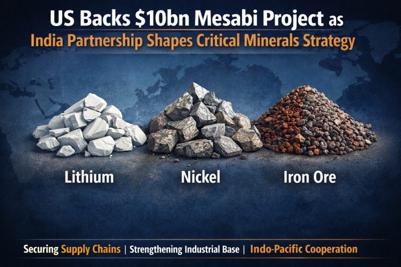 US backs $10bn Mesabi project as India partnership shapes critical minerals strategy