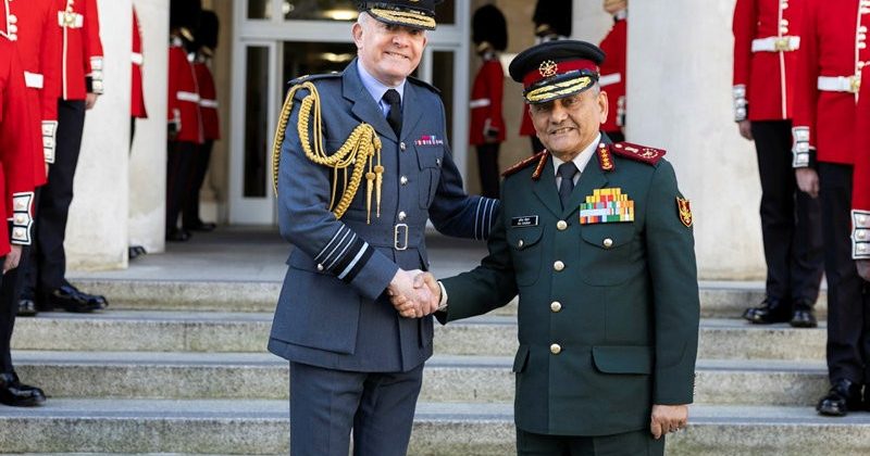 India defence chief visits UK for high-level military talks