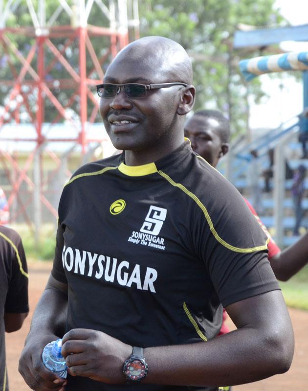 Sony Sugar head coach Leonard Odipo.PHOTO/FILE