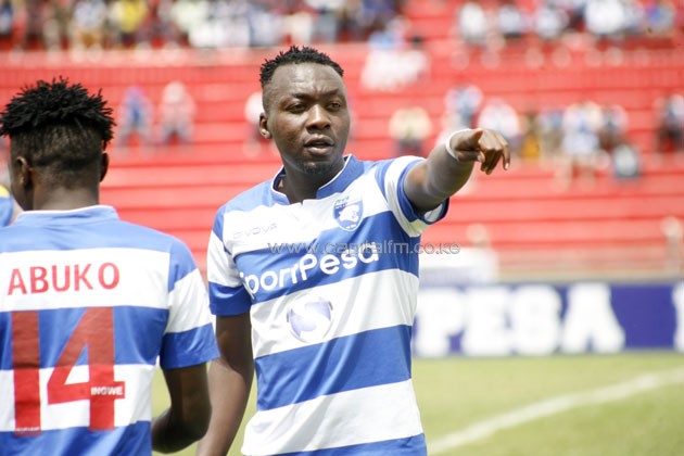 AFC Leopards defender Yakubu Ramadhan during their SPL match against Sofapaka.PHOTO/Raymond Makhaya
