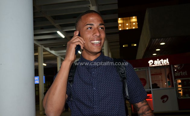Spanish-born Kenyan Athuman Gonzalez arrived last night for the first time in Kenya.PHOTO/Timothy Olobulu.