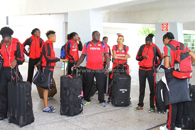 Malkia Strikers team arrive in Buenos Aires, Argentina from Puerto Rico where they failed to clinch a ticket to the 2016 Rio Olympic Games.PHOTO/KVF