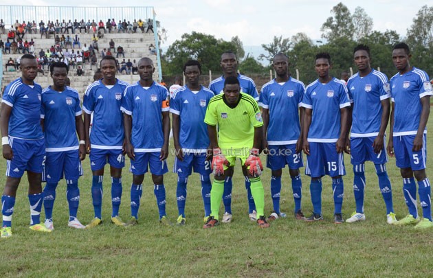 Nairobi City Stars team posing for a team photo in a previous SPL.PHOTO/Timothy Olobulu.