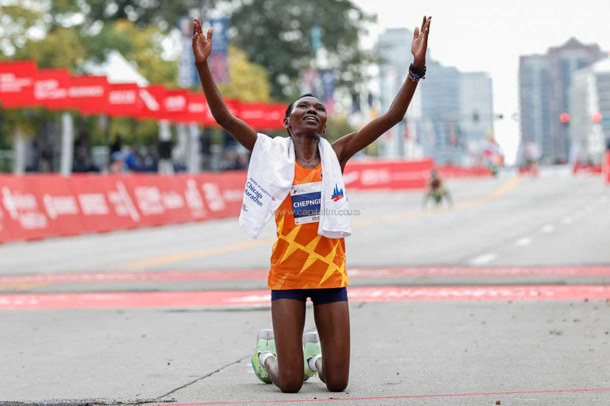 Chepng’etich enticed by prospect of third title in Chicago next year
