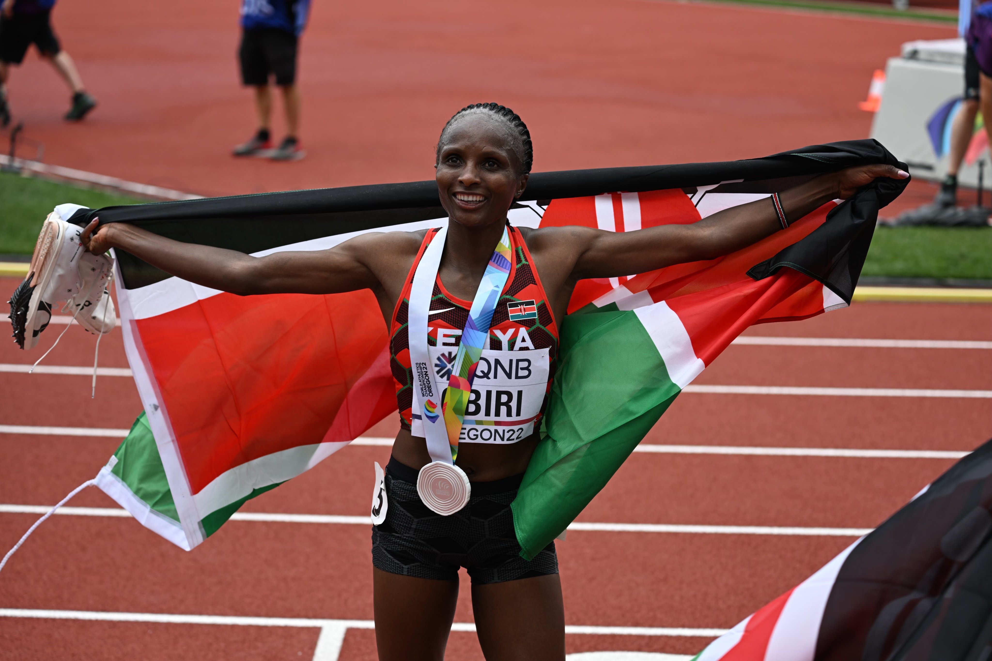 Why Hellen Obiri will not defend her 5000m world title in Oregon