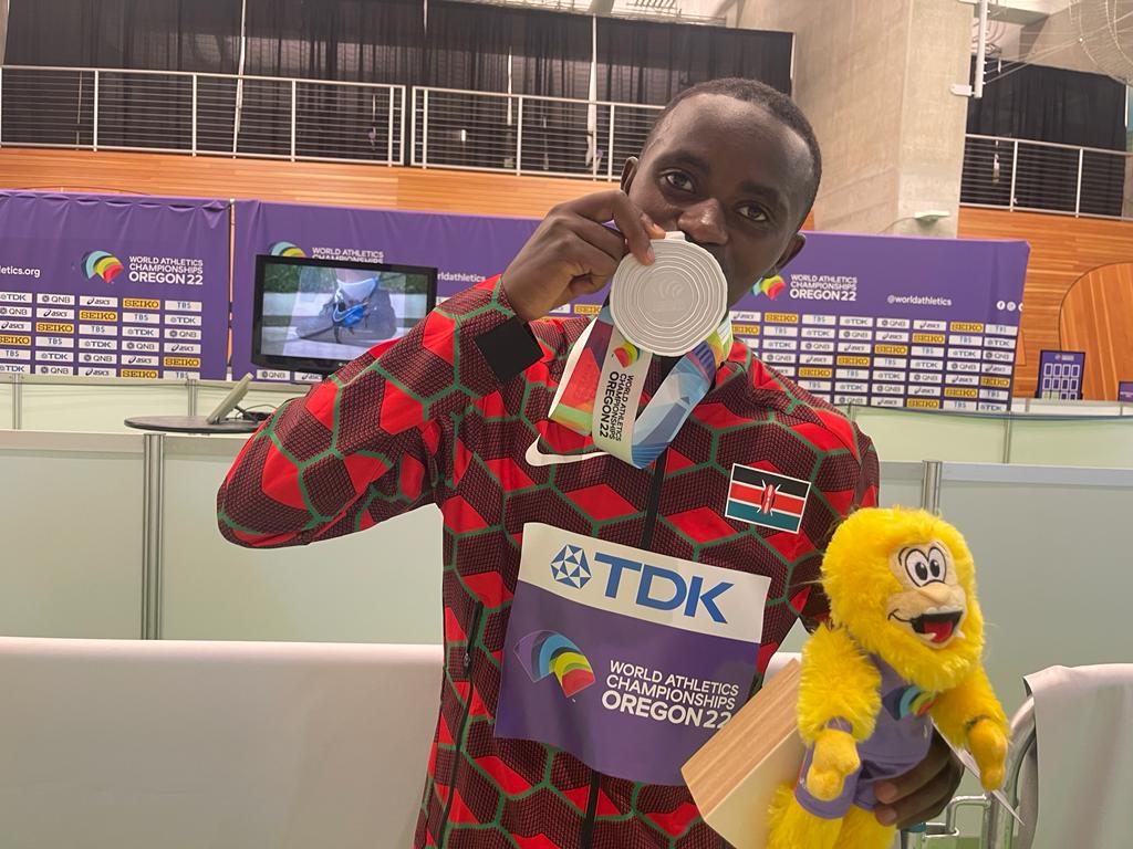 Youngster Waithaka reveals how Obiri, Chelimo inspired his Worlds silver