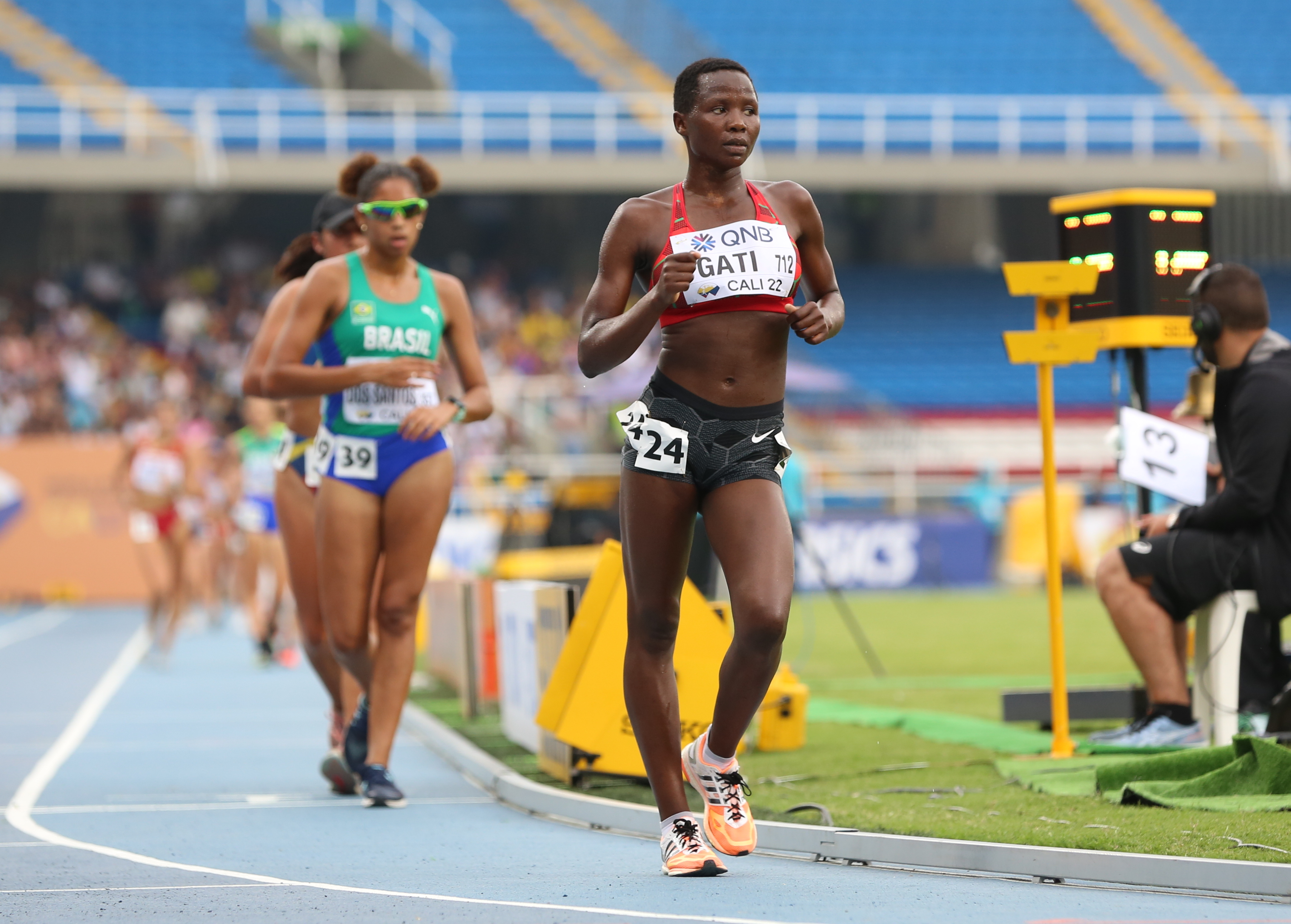 Racewalker Gati recounts rude shock in women’s 10,000m race in Cali