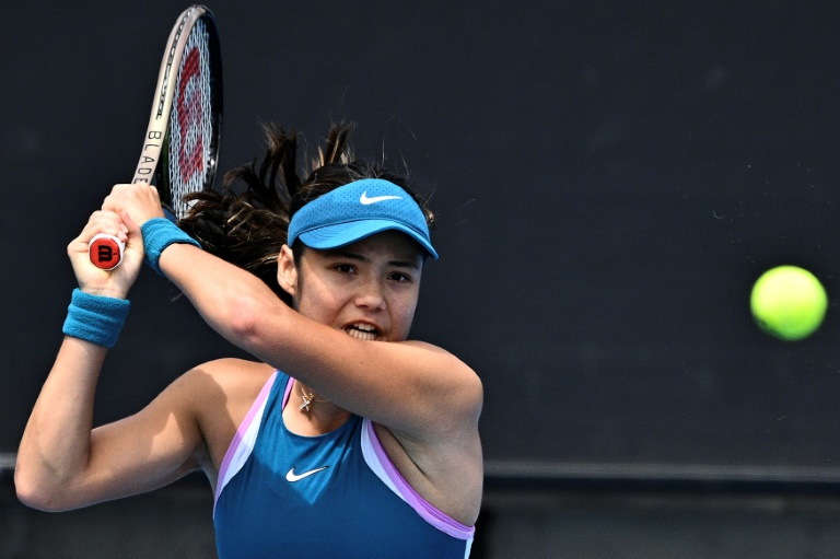 Britain’s Raducanu ‘feeling good’ ahead of Australian Open serve off