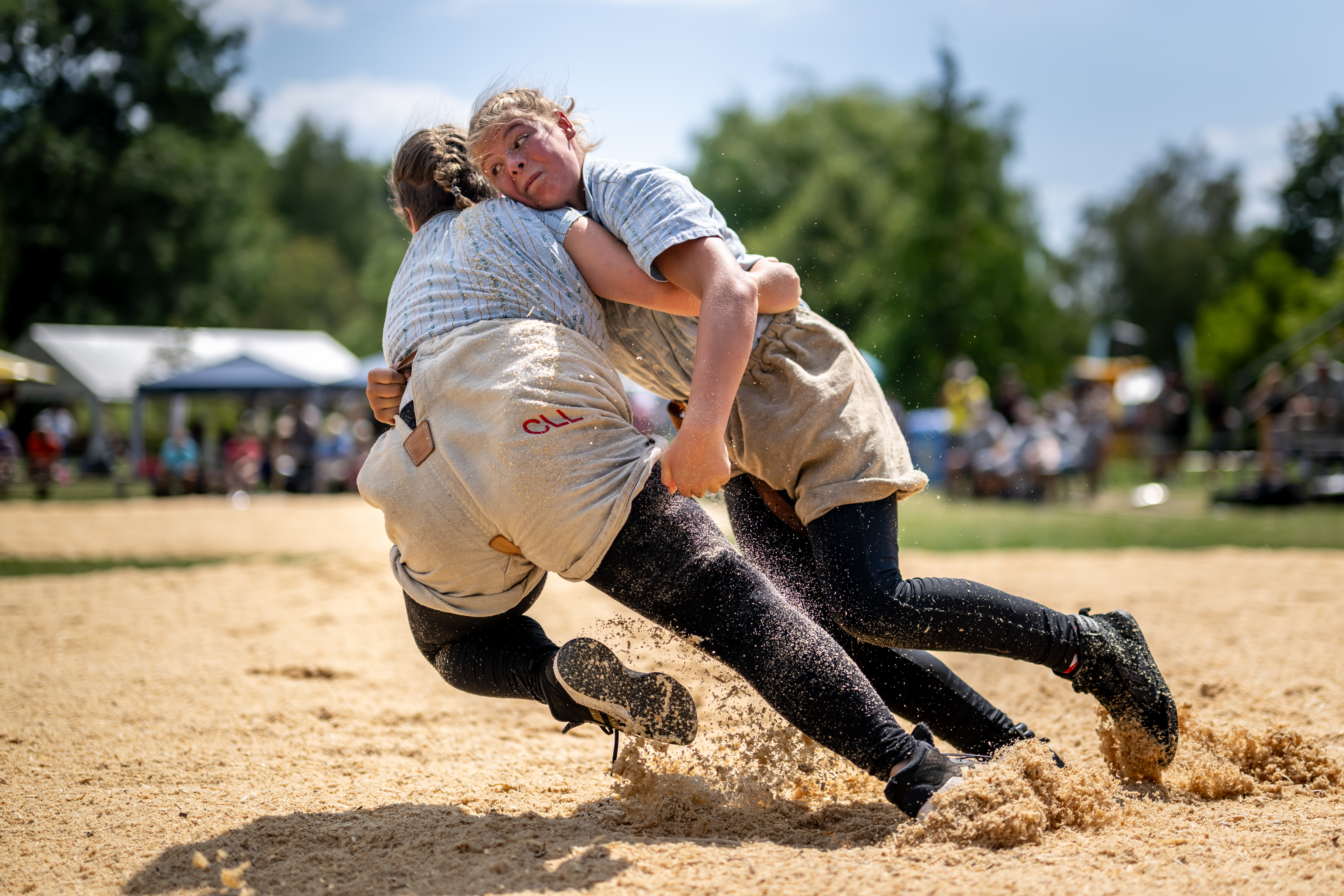 Women wrestlers battle for equality with Swiss ‘schwinger kings’
