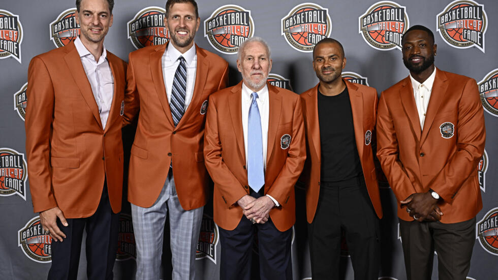 NBA’s Popovich, Parker, Wade, Gasol & Nowitzki join Hall of Fame