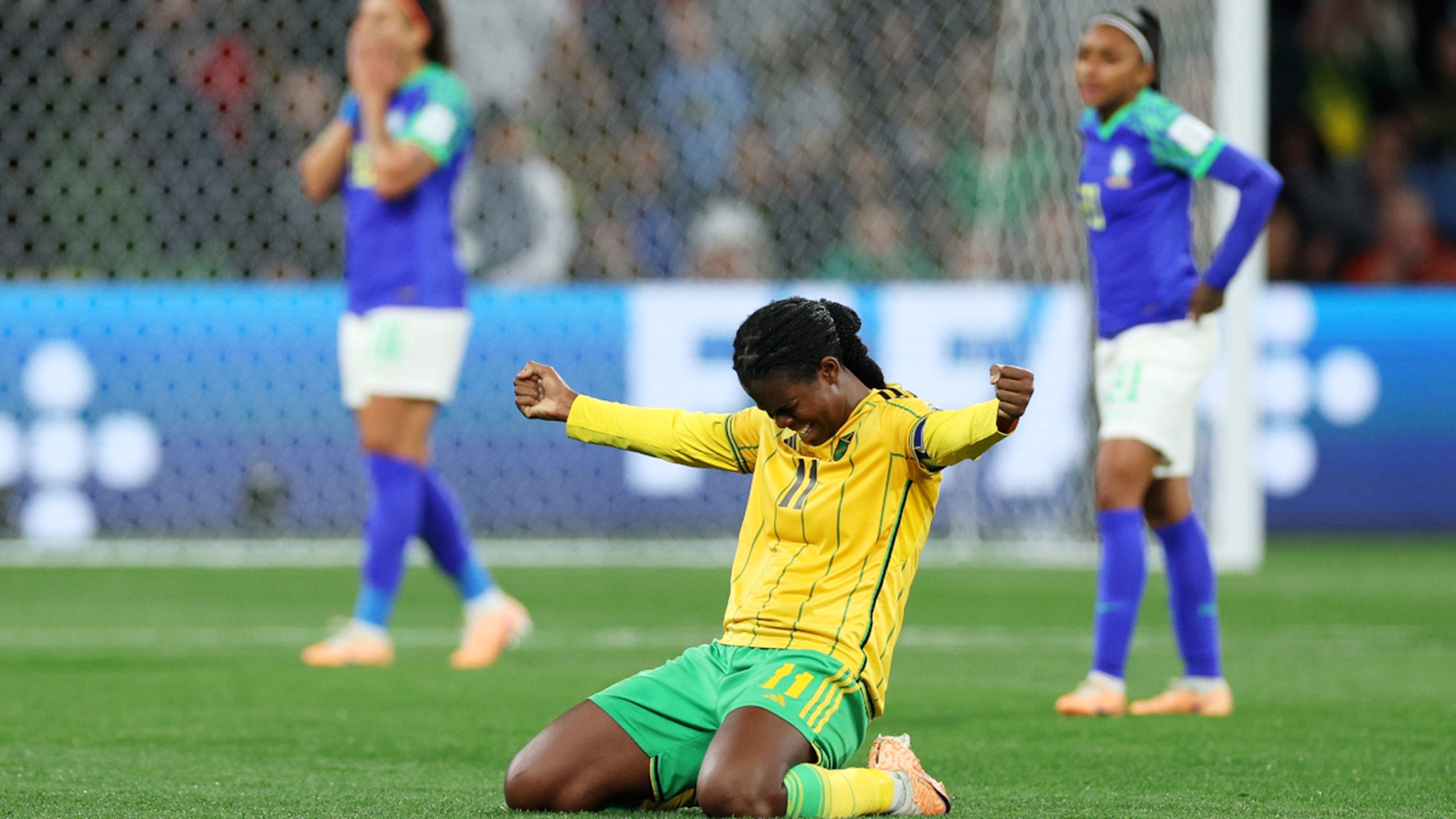 Nobody can stop Reggae Girls: Jamaica dump Brazil and Marta out of World Cup to reach last 16