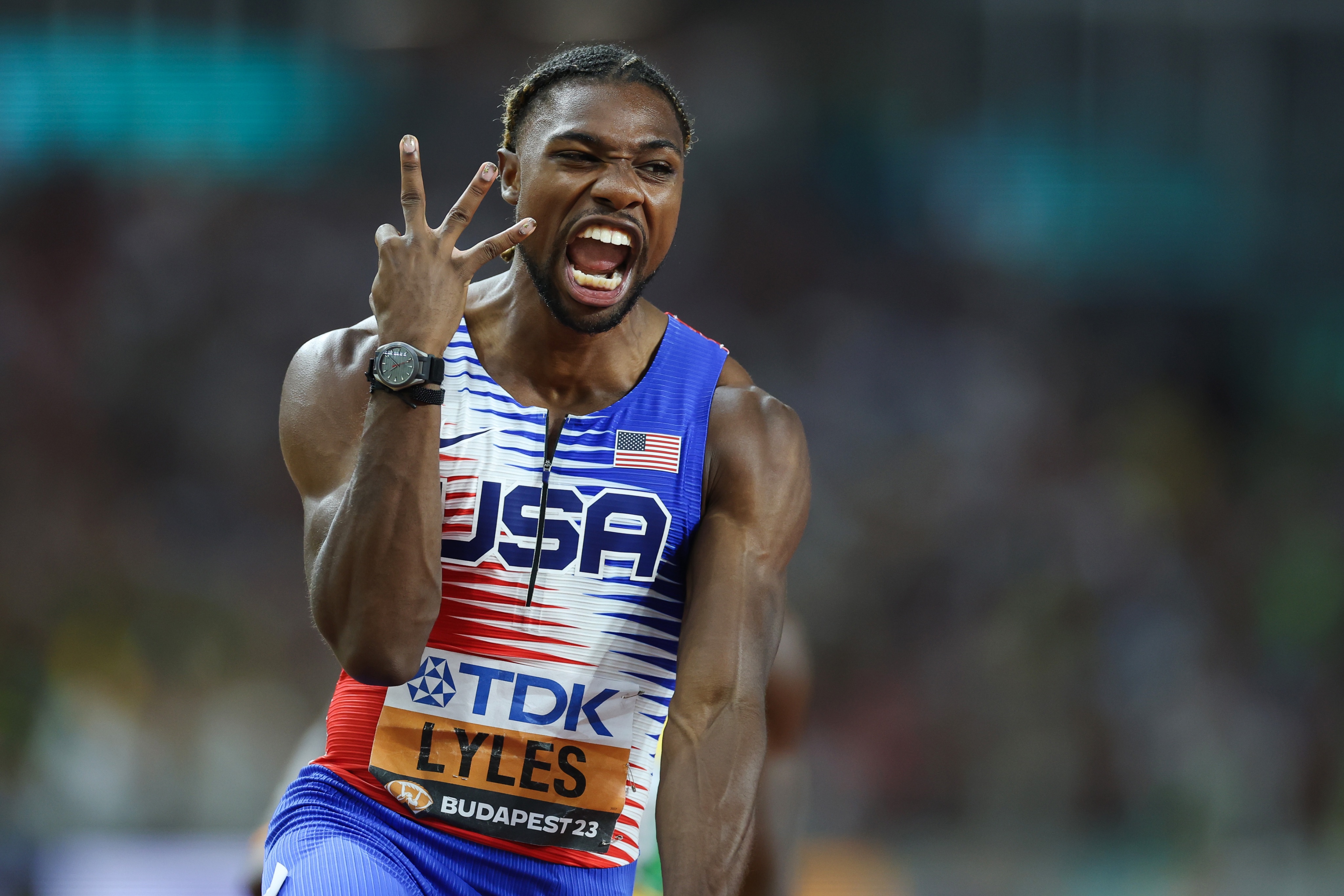 Lyles wants ‘all the Olympic medals’ after 60m personal best in Boston