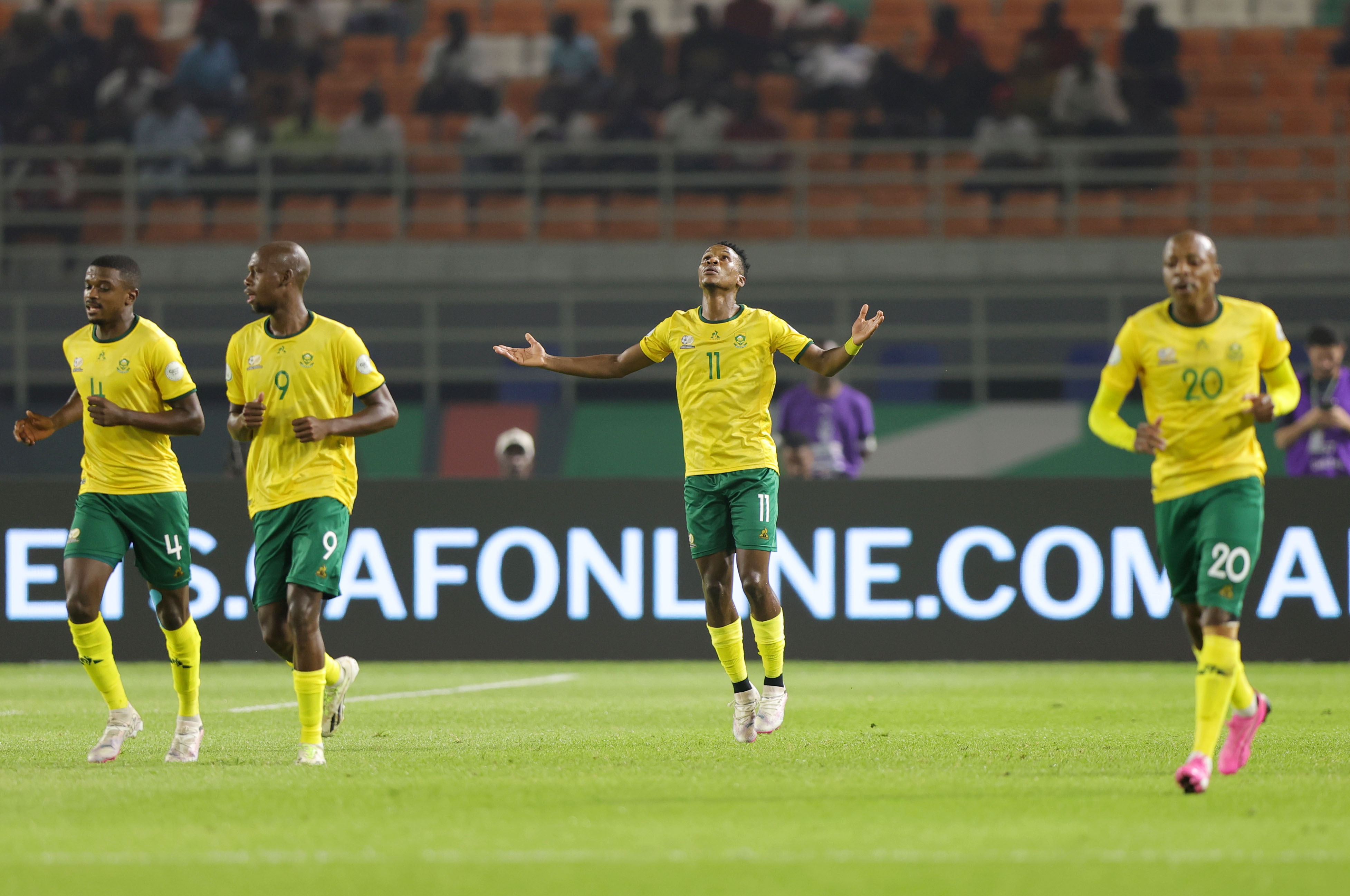 Zwane 16-minute brace hands South Africa emphatic Namibia win