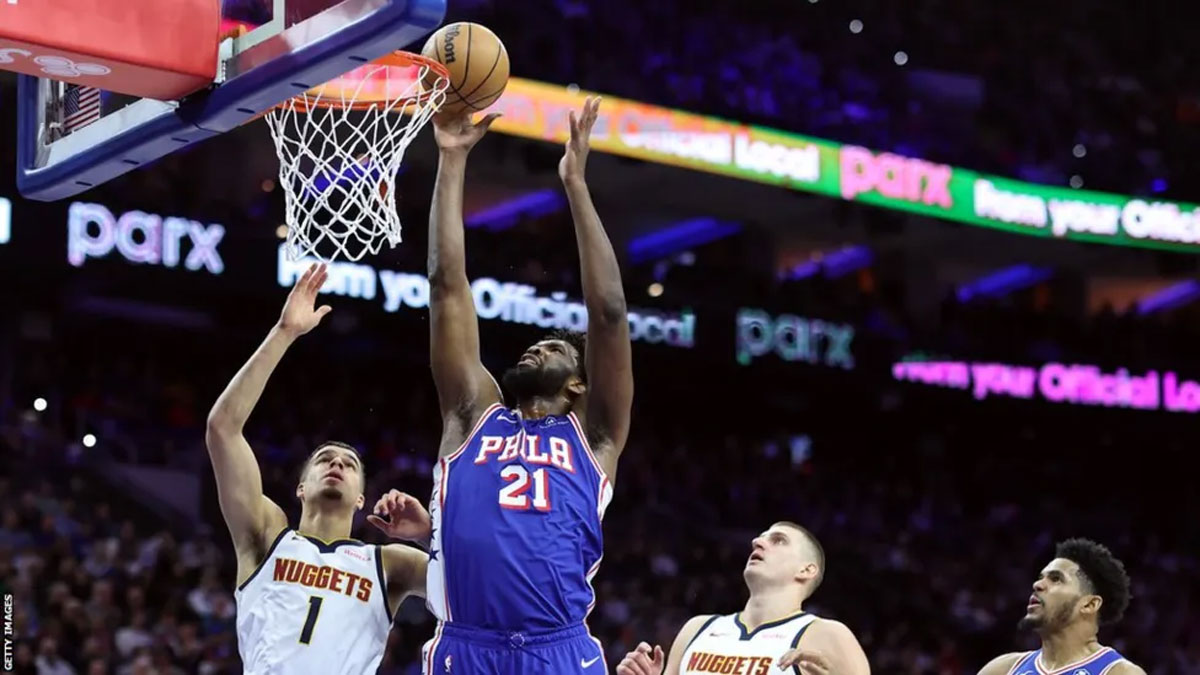 NBA round-up: Embiid scores 41 points as Philadelphia 76ers beat Nuggets